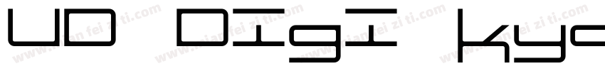 UD Digi kyokasho N-R字体转换